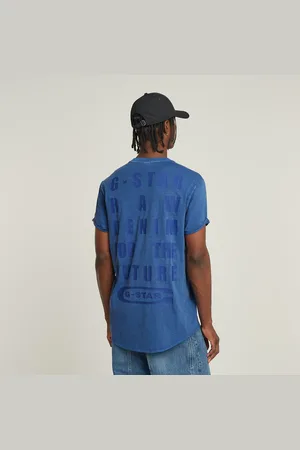 G-Star Text Back Graphic Overdyed Lash T-Shirt