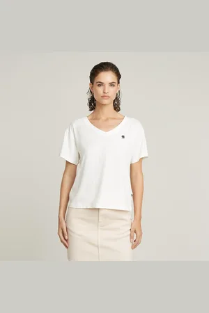 G-Star Open V-Neck Relaxed Top