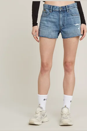 G-Star True Denim Shorts Raw Edge