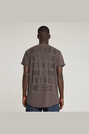 G-Star Text Back Graphic Overdyed Lash T-Shirt