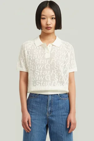 G-Star Pointelle Lightweight Knitted Polo