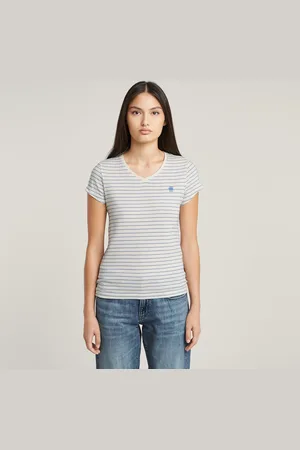 G-Star Stripe Eyben Slim V-neck T-Shirt 2.0