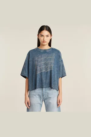 G-Star Washed Multi Logo Oversized T-Shirt
