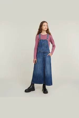 G-Star Girls Dungaree Dress Long