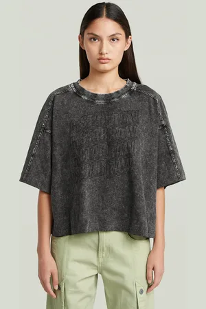 G-Star Washed Multi Logo Oversized T-Shirt