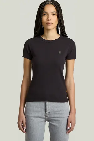 G-Star Rib Cap Sleeve T-Shirt