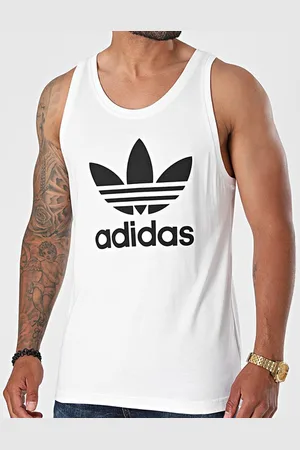 adidas Panské tílko Trefoil Tank Top White