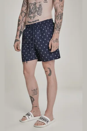 Urban classics Pattern?Swim Shorts anchor/navy