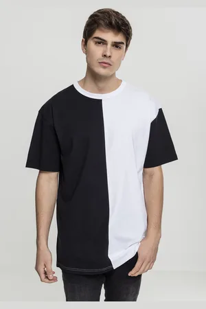 Urban classics Oversize Harlequin Tee blk/wht