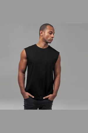 Urban classics Open Edge Sleeveless Tee black