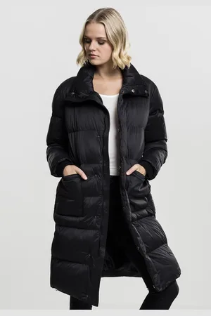 Urban classics Ladies Oversized Puffer Coat black