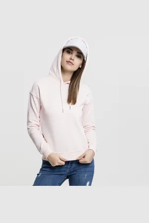 Urban classics Dámská mikina Ladies Hoody pink
