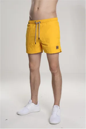 Urban classics Block Swim Shorts chrome yellow