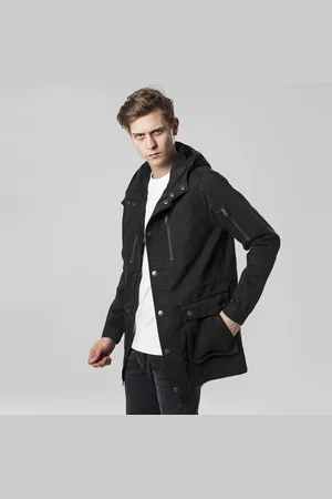 Urban classics Cotton Parka black