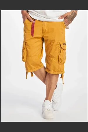 Alpha Industries Panské šortky Jet Shorts Yellow