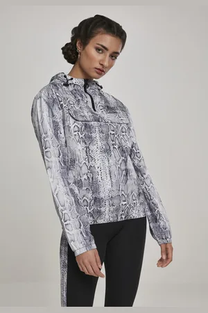 Urban classics Ladies Pattern Pull Over Jacket snake