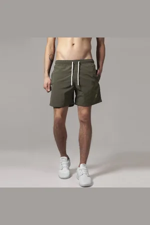 Urban classics Block Swim Shorts olive/olive