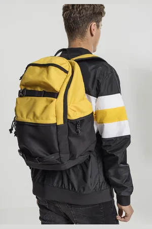 Urban classics Backpack Colourblocking chrome yellow/black/black