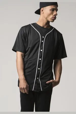 Urban classics Baseball Mesh Jersey blk/wht