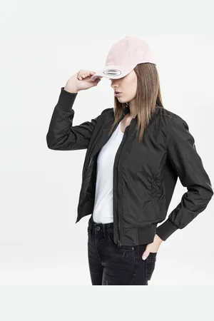 Urban classics Ladies Light Bomber Jacket black