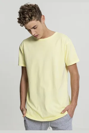Urban classics Garment Longshape Tee powderyellow