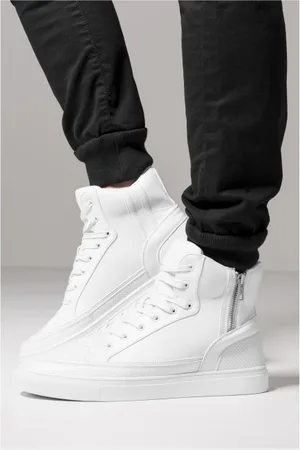 Urban classics Zipper High Top Shoe white