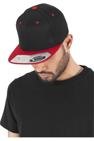 Urban classics 110 Fitted Snapback blk/red