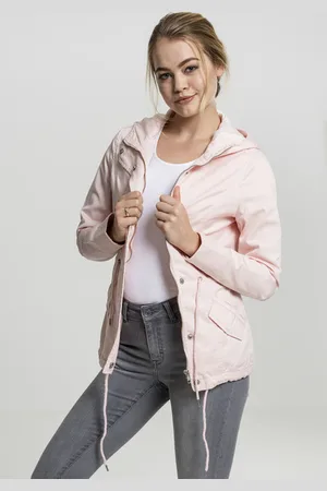 Urban classics Ladies Basic Cotton Parka rose