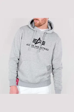 Alpha Industries Pánská mikina Basic Hoody Grey