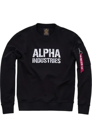 Alpha Industries Pánská mikina Print Sweat Black