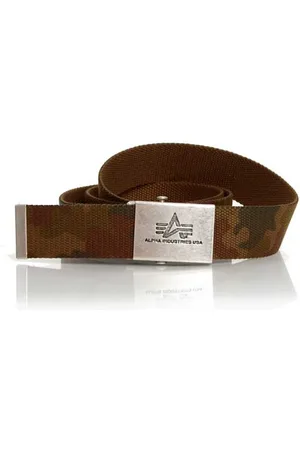 Alpha Industries Heavy Duty Belt 4cm Wood