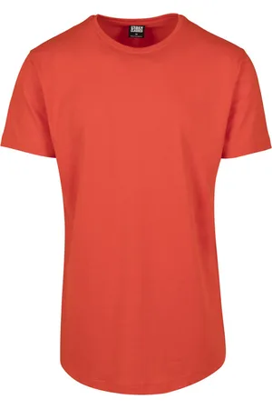 Urban classics Shaped Long Tee bloodorange