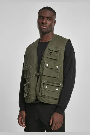 Urban classics Worker Vest darkolive