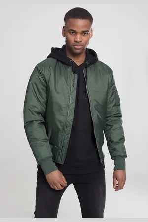 Urban classics Basic Bomber Jacket olive