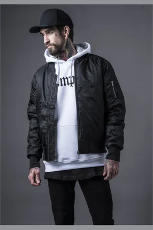 Urban classics Basic Bomber Jacket black