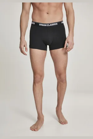 Urban classics Mens Boxer Shorts Double Pack blk/blk