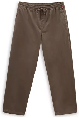 Vans Nohavice RANGE BAGGY TAPERED ELASTIC WAIST PANT CANTEEN