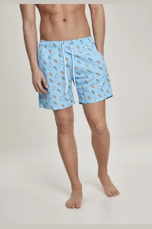 Urban classics Pattern?Swim Shorts lightblue/ice