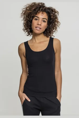 Urban classics Ladies 2-Pack Basic Stretch Top black