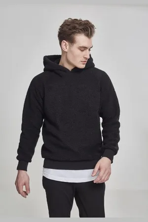 Urban classics Sherpa Hoody black