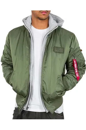 Alpha Industries Bomberová bunda MA-1 D-Tec Sage Green
