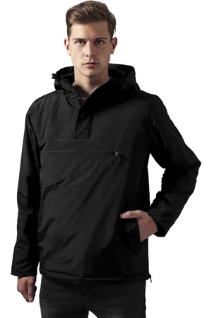 Urban classics Pánská bunda Padded Pull Over Jacket black