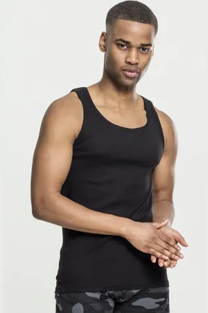 Urban classics 2-Pack Seamless Tanktop black