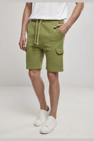 Urban classics Organic Cargo Sweatshorts newolive
