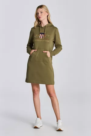 GANT Šaty - ŠATY ARCHIVE SHIELD HOODIE DRESS XS
