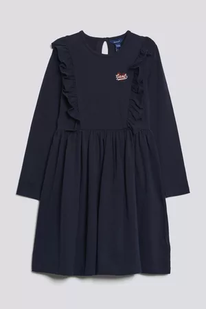 GANT ŠATY D1. HEART SCRIPT JERSEY DRESS 110/116