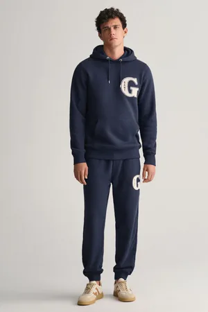 GANT TEPLÁKY G GRAPHIC PANTS EVENING BLUE