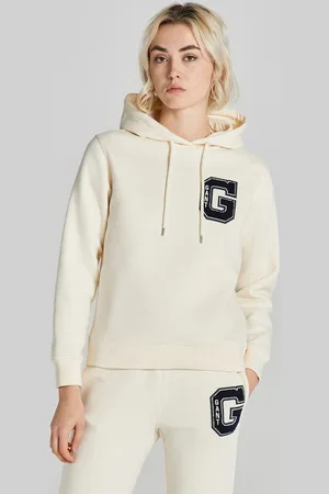 GANT MIKINA REG G HOODIE CREAM