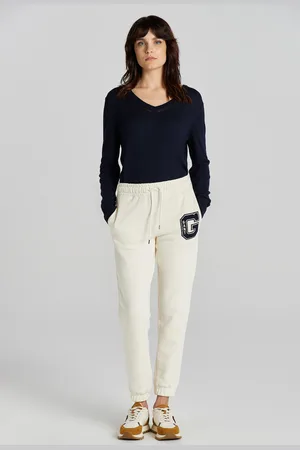 GANT TEPLÁKY REG G SWEATPANTS CREAM