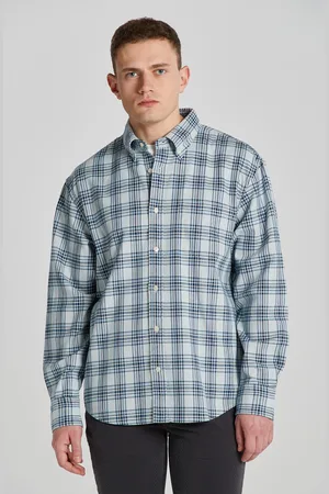 GANT KOŠILE REL TEXTURE CHECK SHIRT CREAM